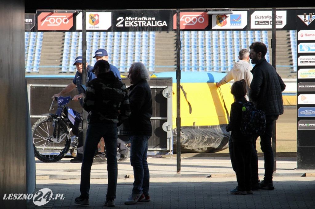 Pierwszy trening żużlowców Fogo Unii na Smoczyku