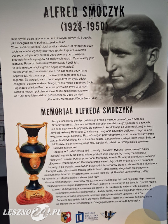 Żużlowa wystawa w Miejskiej Bibliotece Publicznej