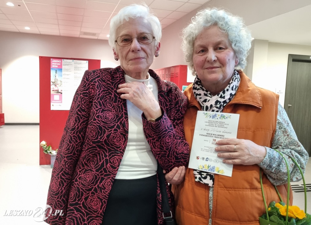 20-lecie sekcji malarskiej UTW w Lesznie