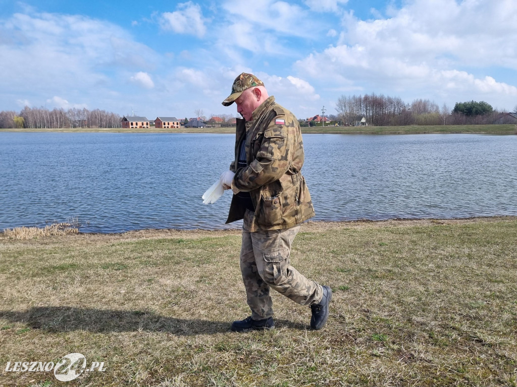Wędkarze uporządkowali teren zbiornika Rydzyna
