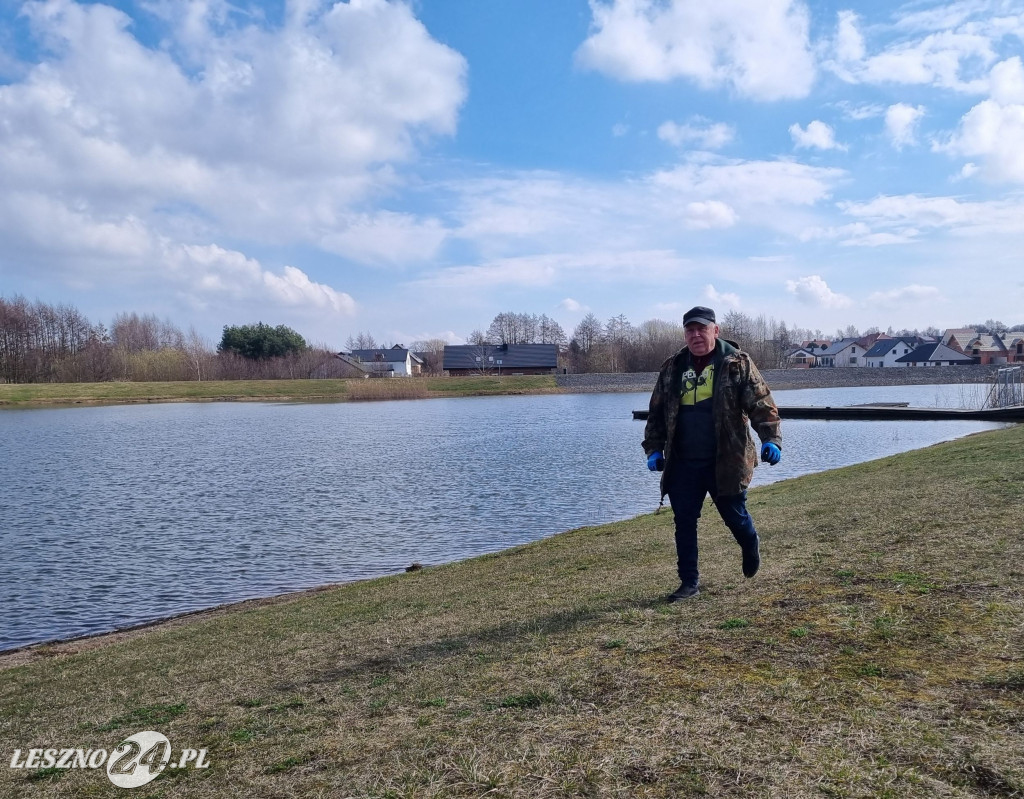 Wędkarze uporządkowali teren zbiornika Rydzyna