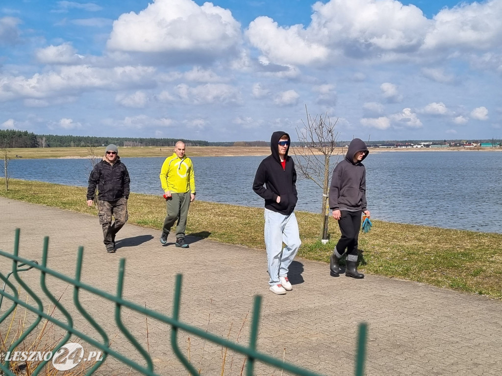 Wędkarze uporządkowali teren zbiornika Rydzyna