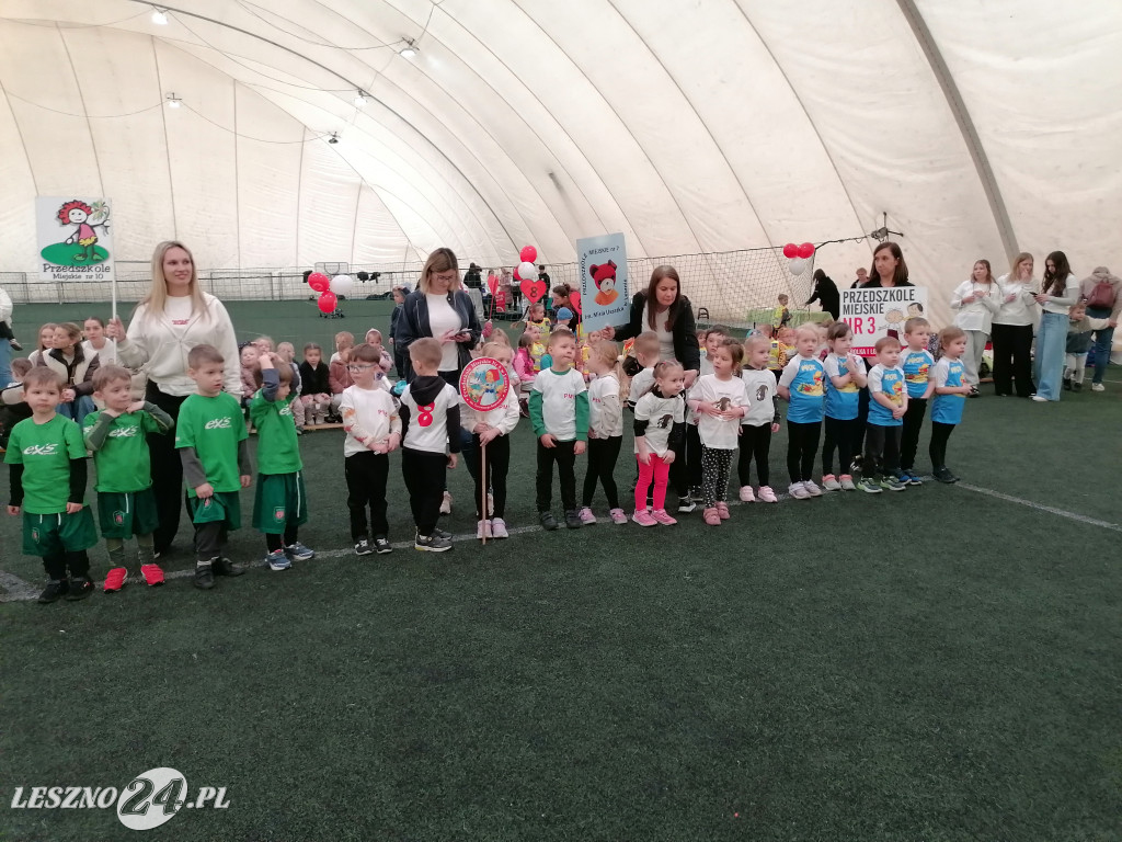 Międzyprzedszkolne Zawody Sportowe „Bieg po zdrowie”.