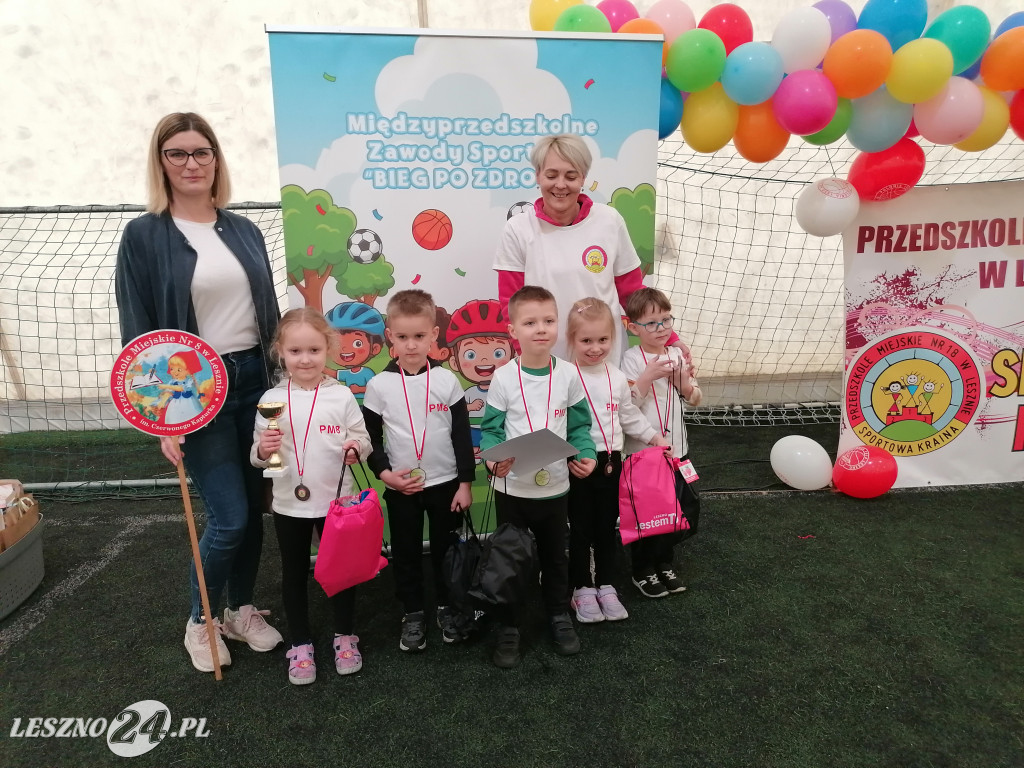 Międzyprzedszkolne Zawody Sportowe „Bieg po zdrowie”.