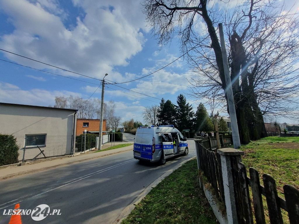 Motocyklista w szpitalu po zderzeniu z osobówką