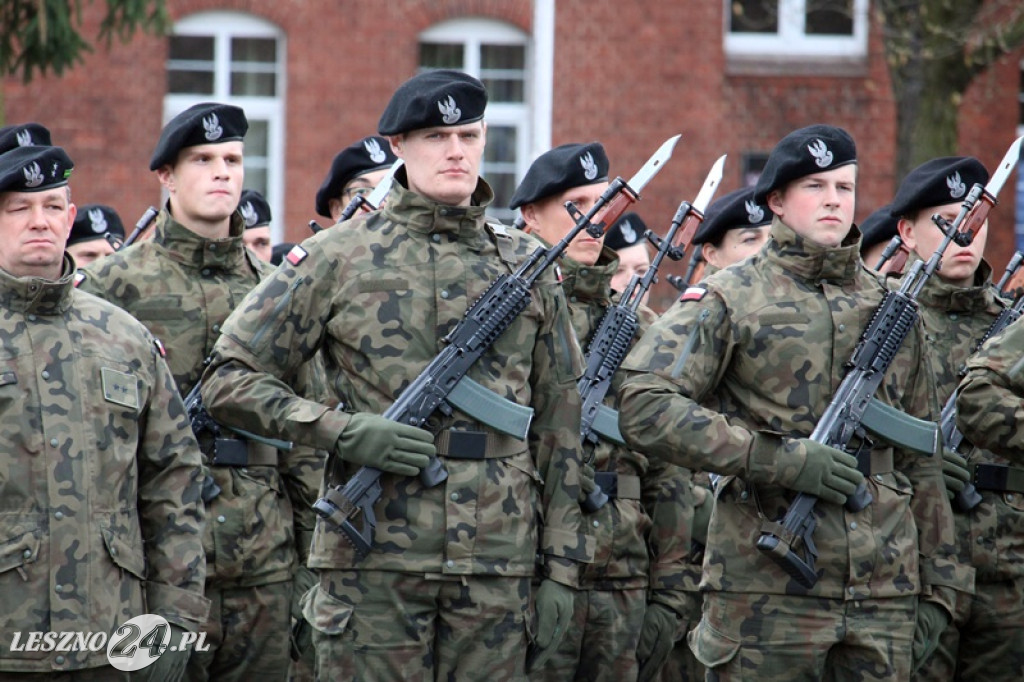 Przysięga wojskowa w Lesznie, marzec 2026