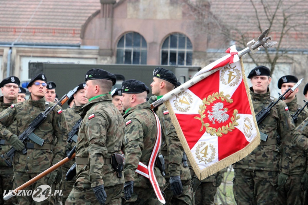 Przysięga wojskowa w Lesznie, marzec 2026