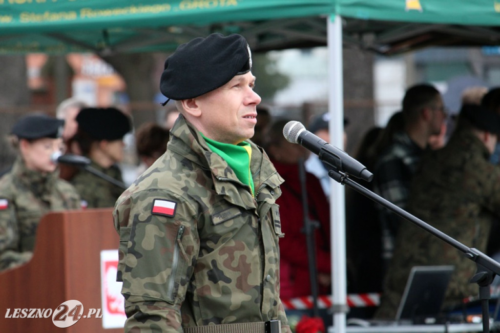 Przysięga wojskowa w Lesznie, marzec 2026
