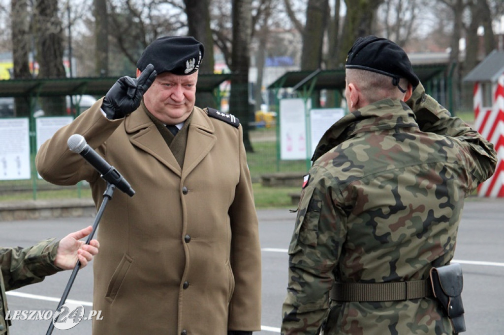 Przysięga wojskowa w Lesznie, marzec 2026