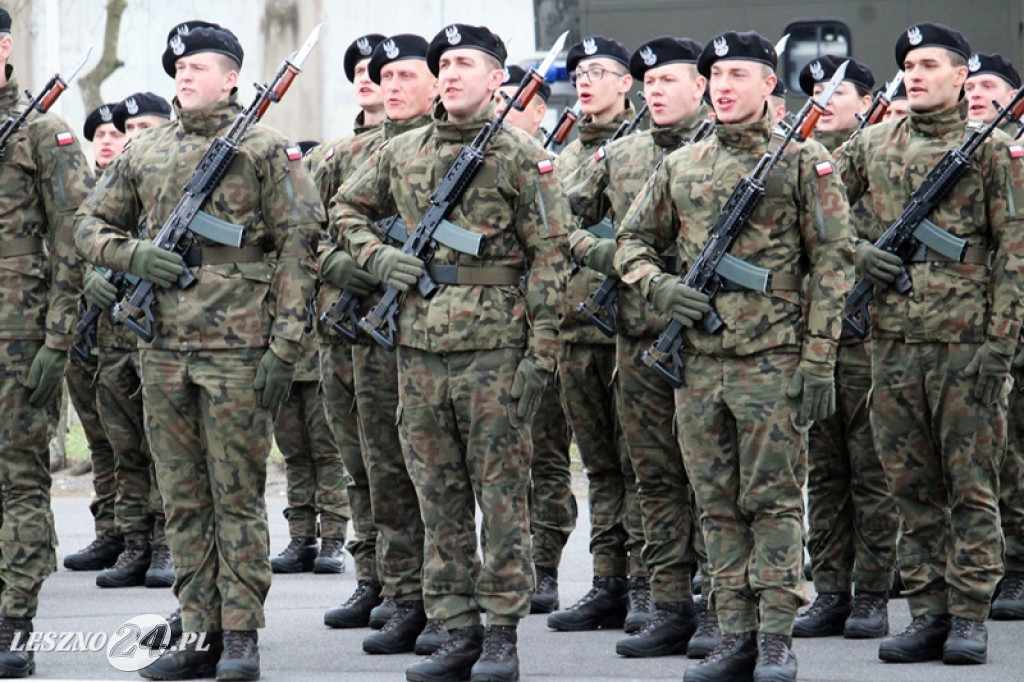Przysięga wojskowa w Lesznie, marzec 2026