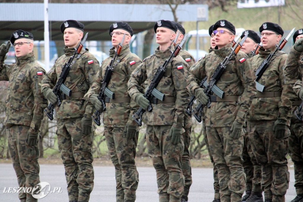 Przysięga wojskowa w Lesznie, marzec 2026