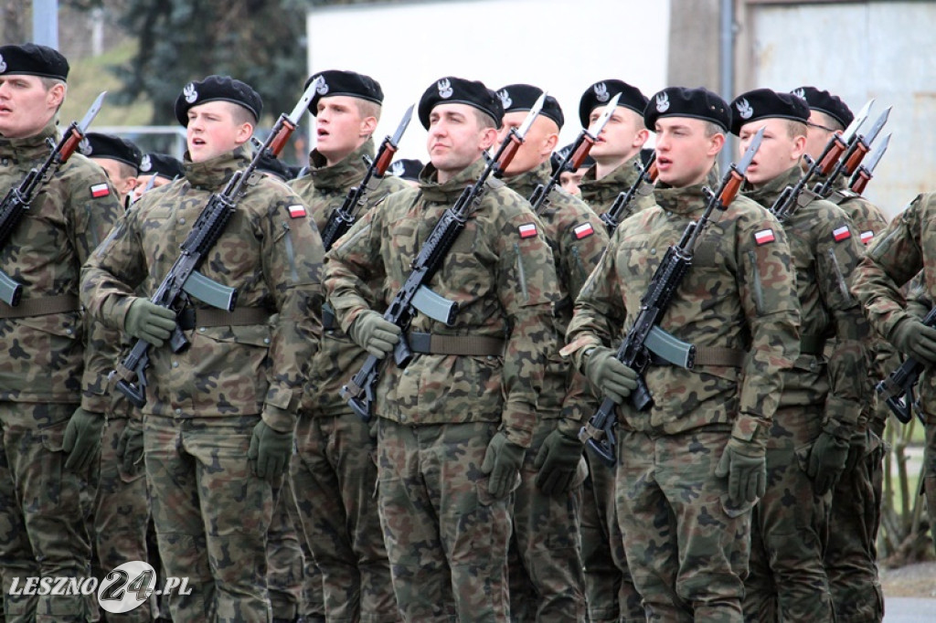 Przysięga wojskowa w Lesznie, marzec 2026