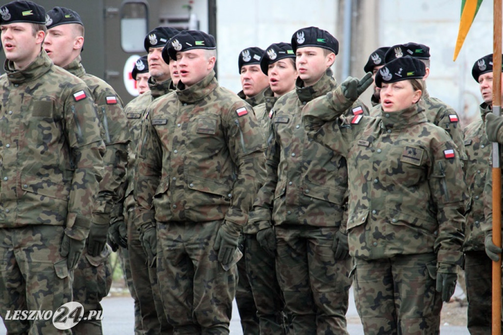 Przysięga wojskowa w Lesznie, marzec 2026