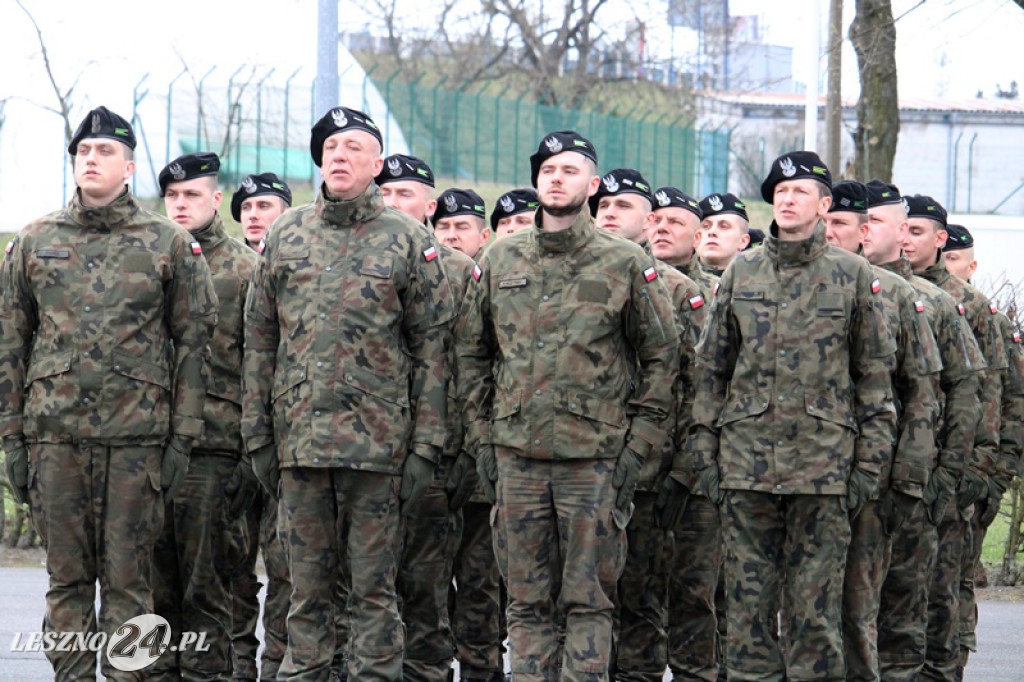 Przysięga wojskowa w Lesznie, marzec 2026