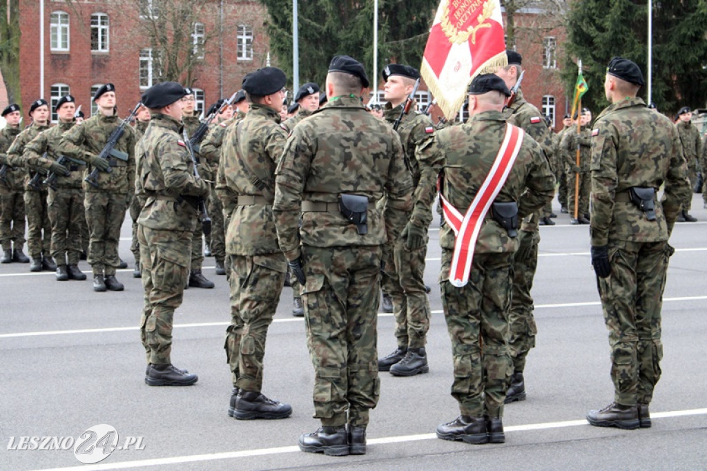 Przysięga wojskowa w Lesznie, marzec 2026