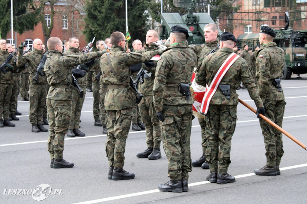Przysięga wojskowa w Lesznie, marzec 2026