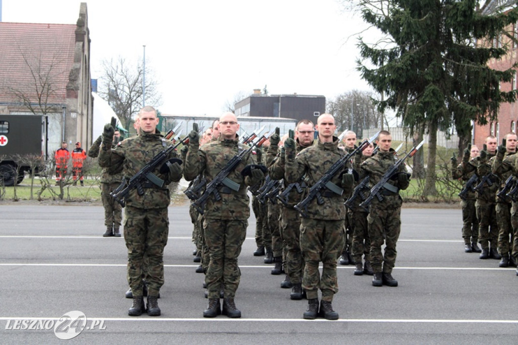 Przysięga wojskowa w Lesznie, marzec 2026