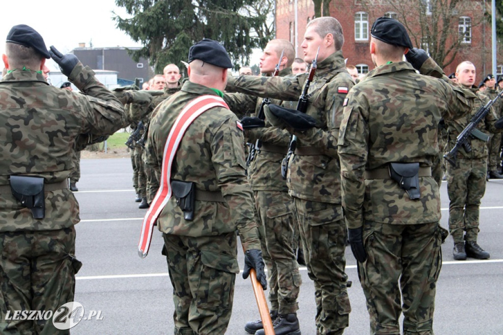 Przysięga wojskowa w Lesznie, marzec 2026