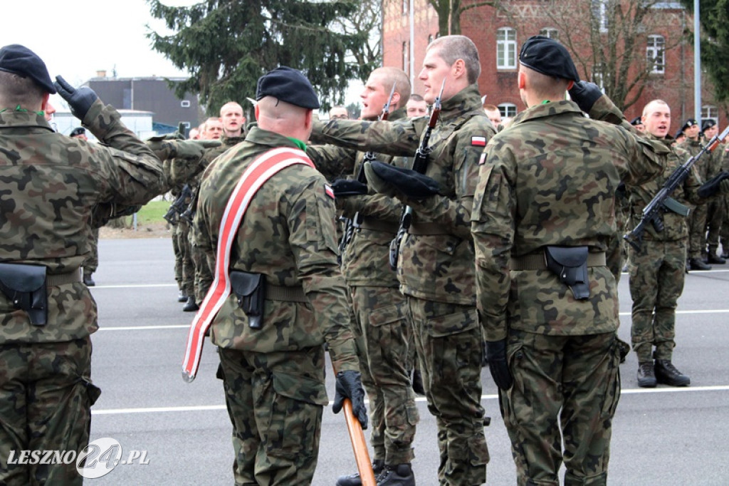 Przysięga wojskowa w Lesznie, marzec 2026