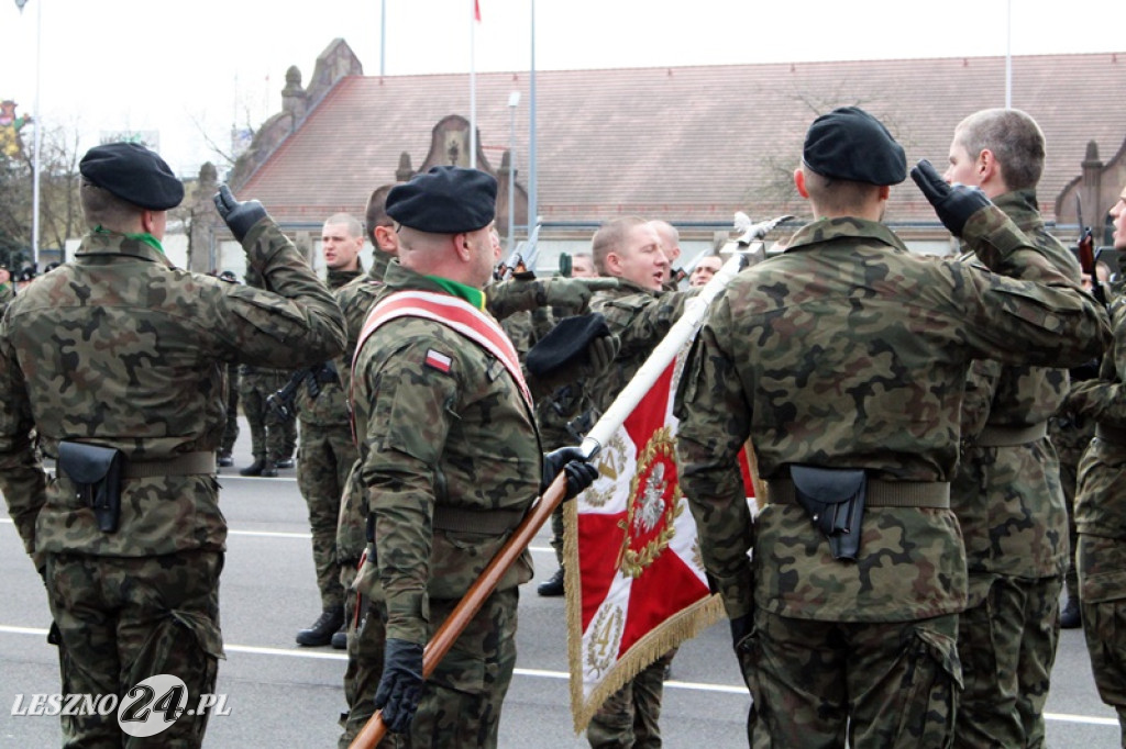 Przysięga wojskowa w Lesznie, marzec 2026
