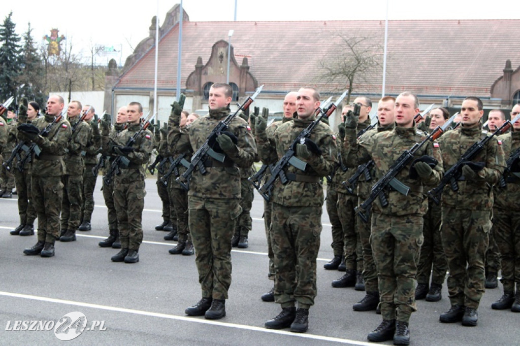 Przysięga wojskowa w Lesznie, marzec 2026
