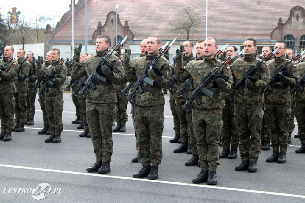 Przysięga wojskowa w Lesznie, marzec 2026