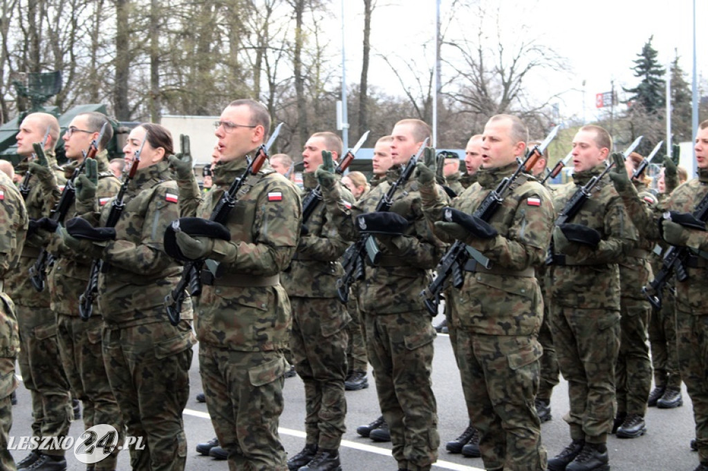 Przysięga wojskowa w Lesznie, marzec 2026