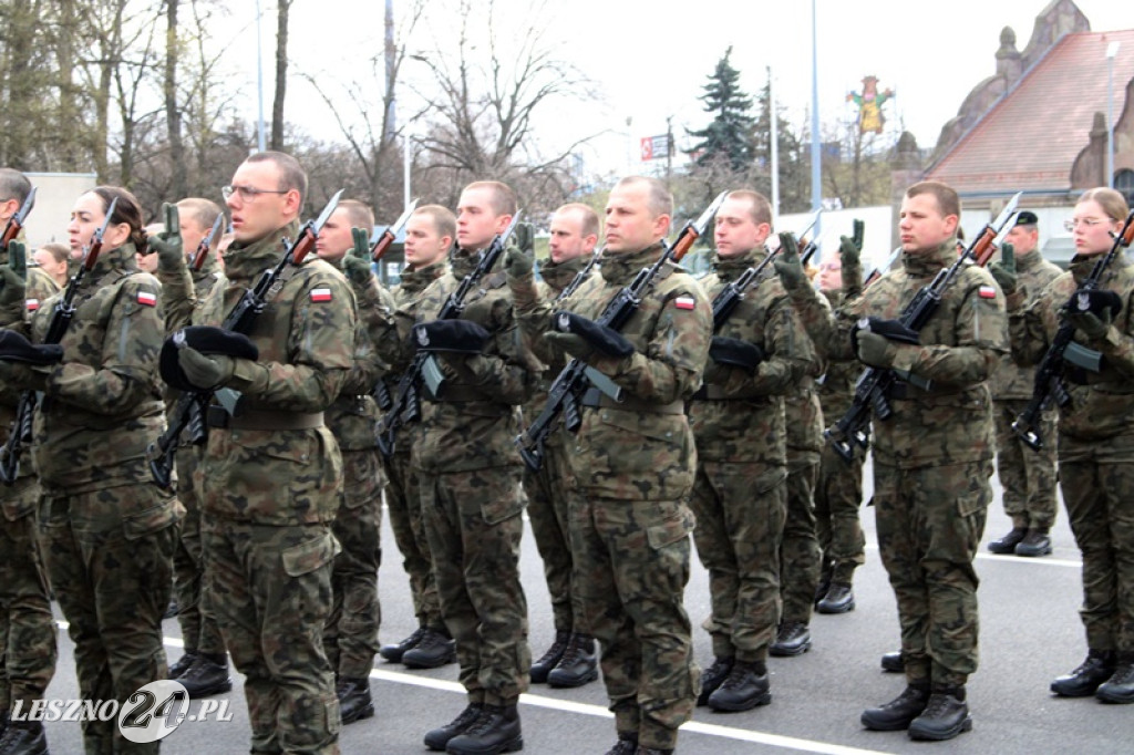 Przysięga wojskowa w Lesznie, marzec 2026