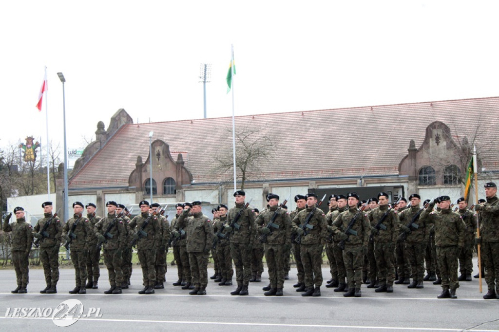 Przysięga wojskowa w Lesznie, marzec 2026