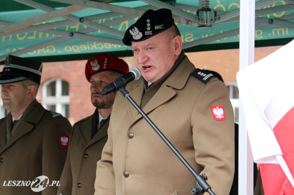 Przysięga wojskowa w Lesznie, marzec 2026