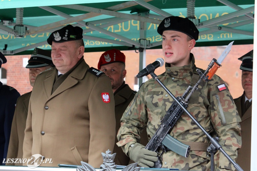 Przysięga wojskowa w Lesznie, marzec 2026