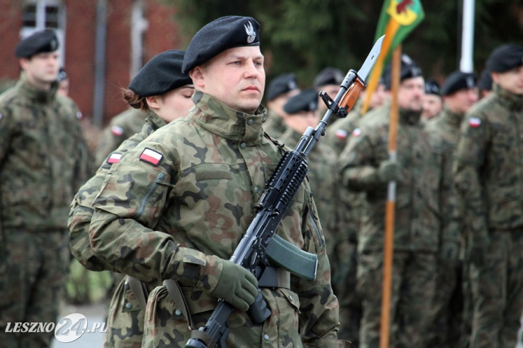 Przysięga wojskowa w Lesznie, marzec 2026