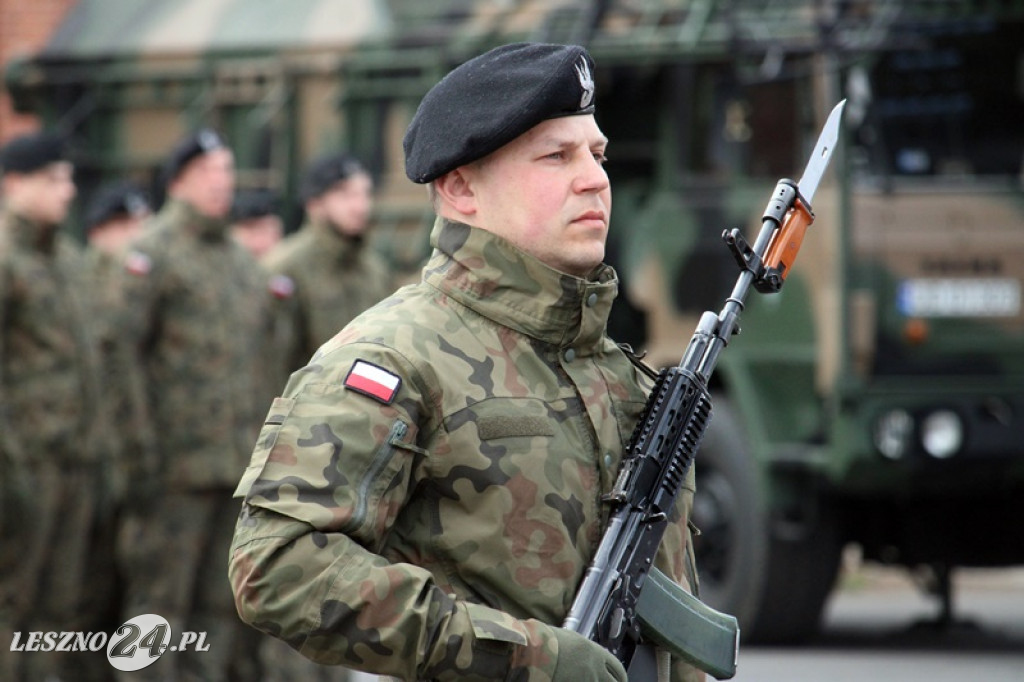 Przysięga wojskowa w Lesznie, marzec 2026