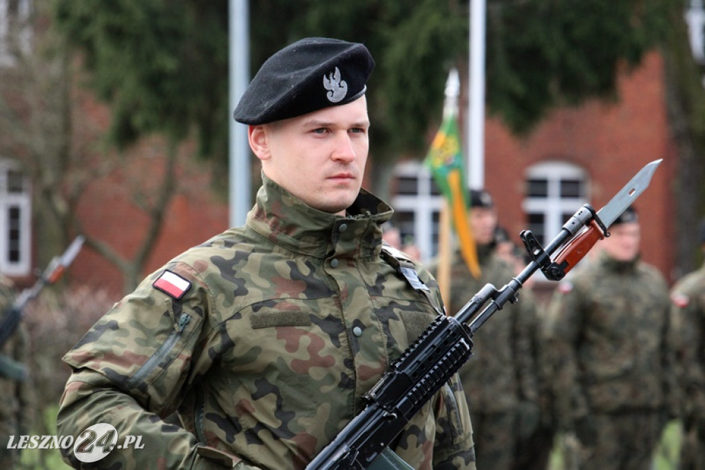 Przysięga wojskowa w Lesznie, marzec 2026