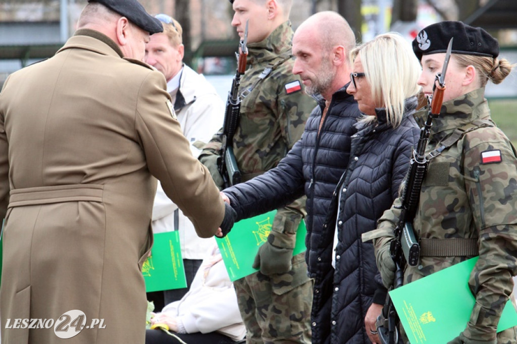 Przysięga wojskowa w Lesznie, marzec 2026