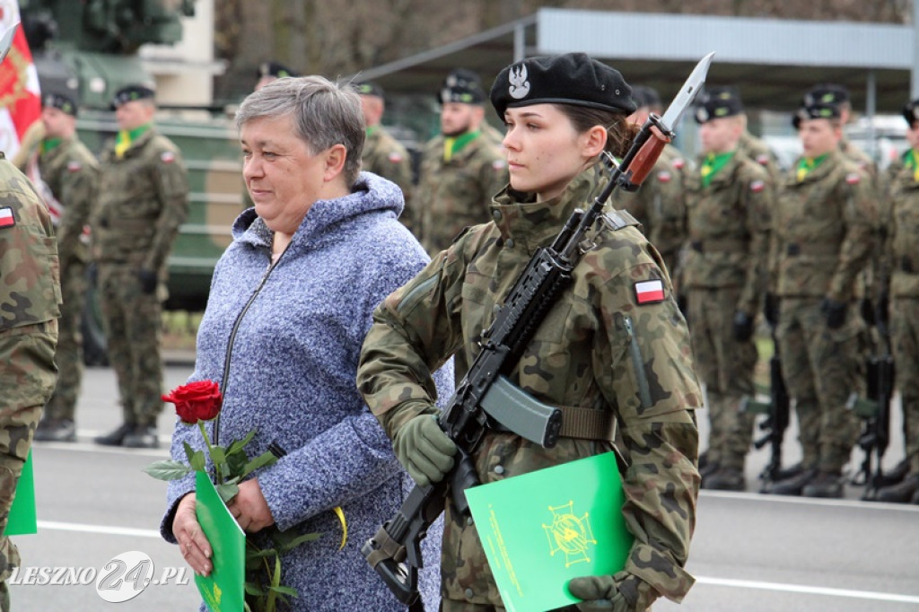 Przysięga wojskowa w Lesznie, marzec 2026