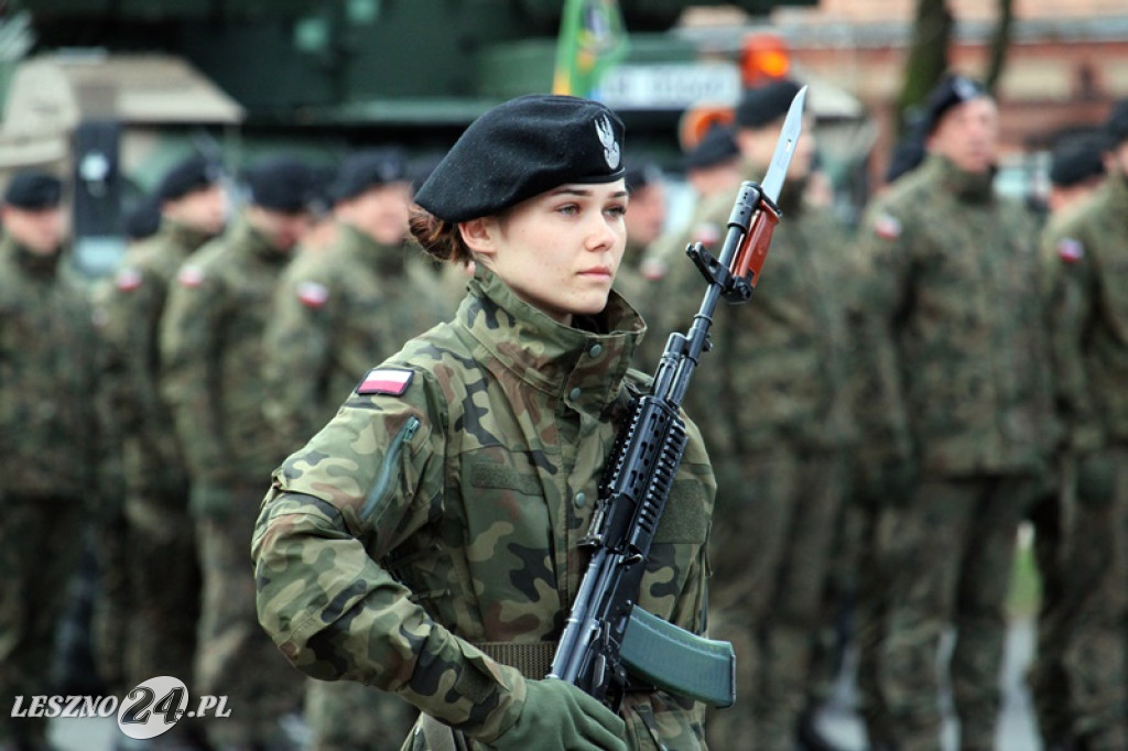 Przysięga wojskowa w Lesznie, marzec 2026