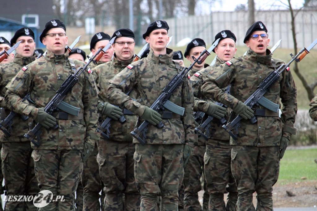 Przysięga wojskowa w Lesznie, marzec 2026