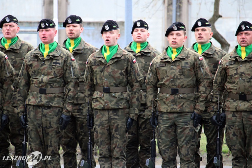 Przysięga wojskowa w Lesznie, marzec 2026