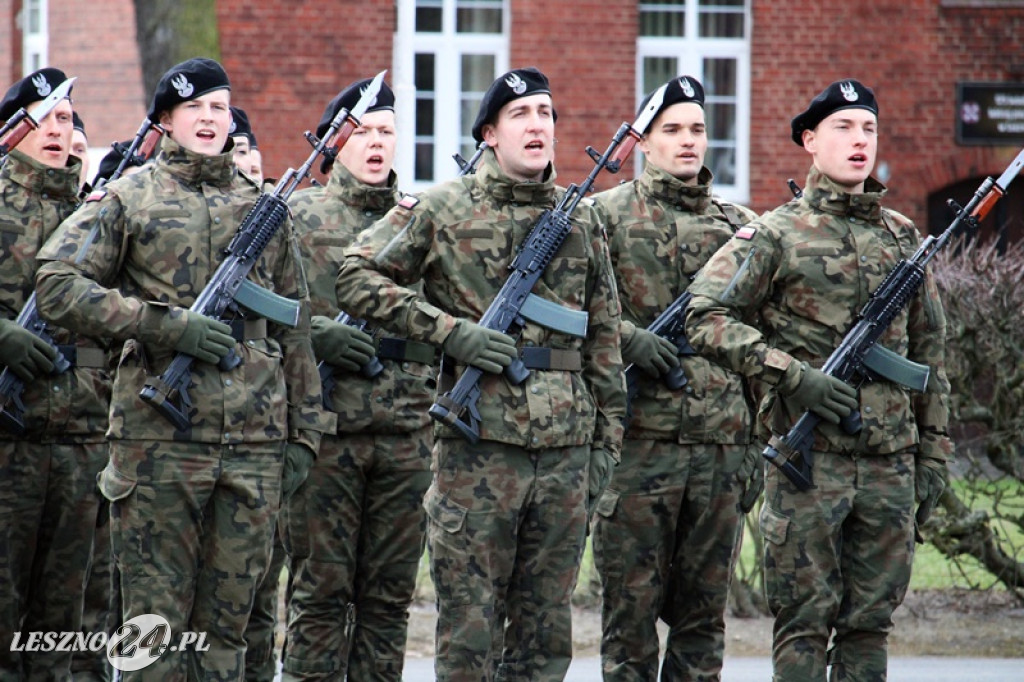 Przysięga wojskowa w Lesznie, marzec 2026