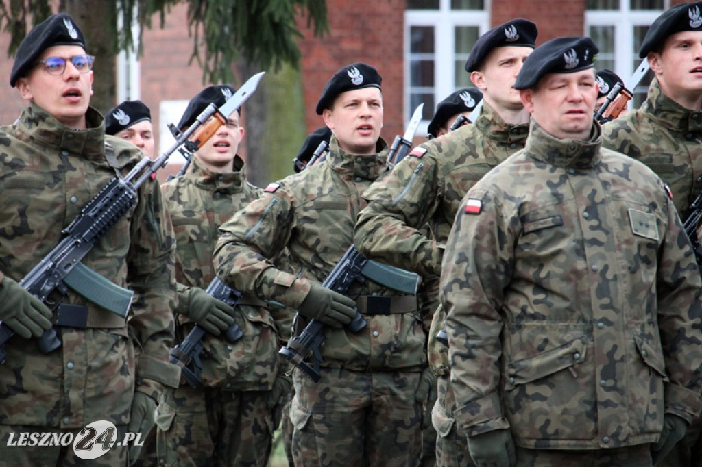 Przysięga wojskowa w Lesznie, marzec 2026
