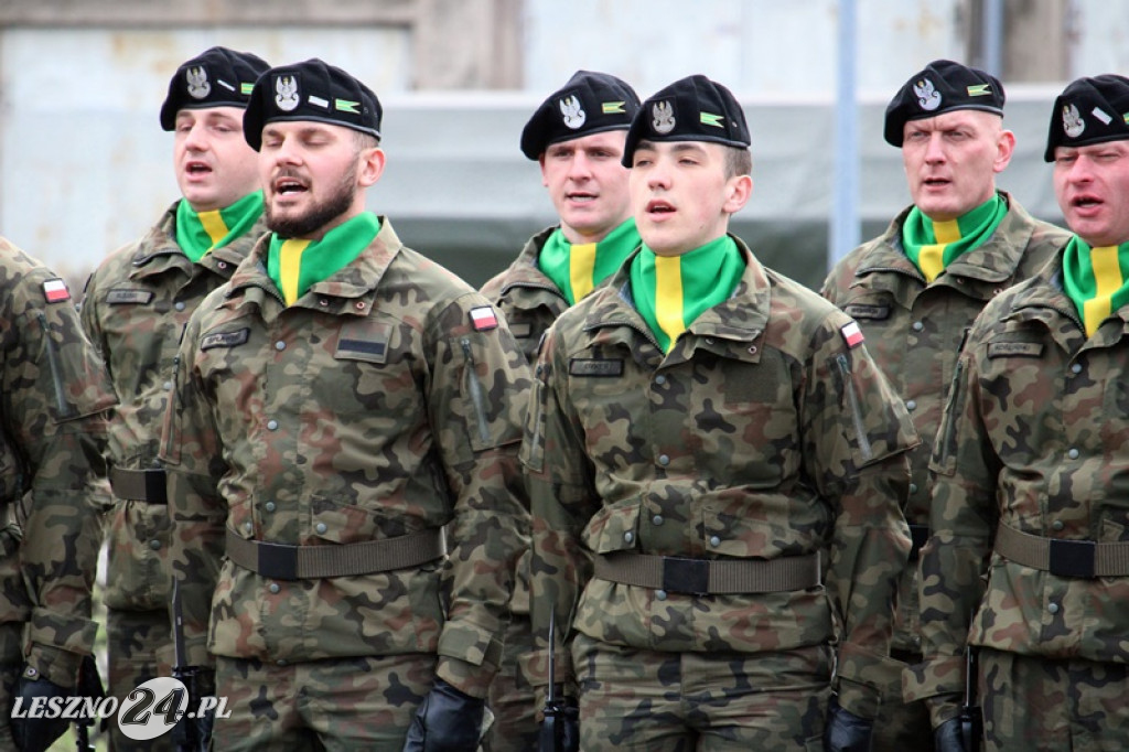 Przysięga wojskowa w Lesznie, marzec 2026