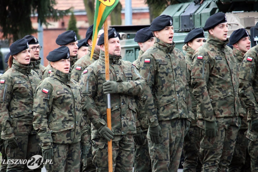 Przysięga wojskowa w Lesznie, marzec 2026