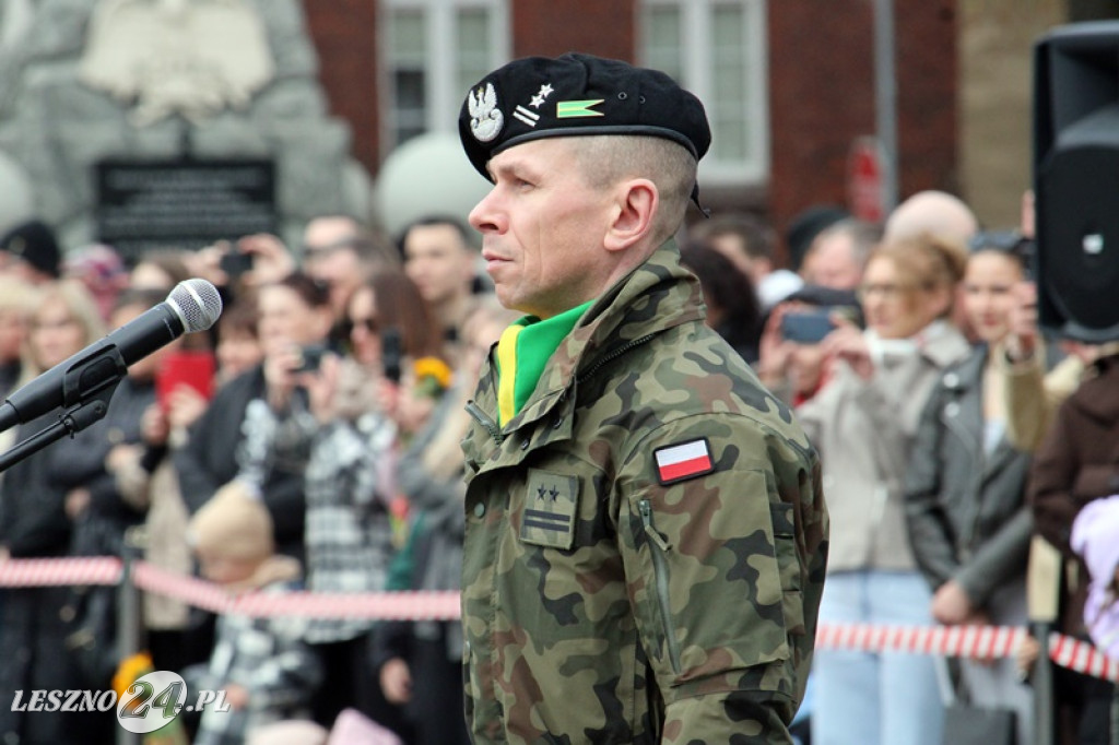 Przysięga wojskowa w Lesznie, marzec 2026