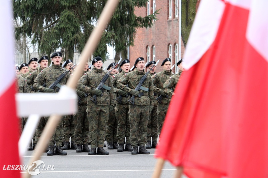 Przysięga wojskowa w Lesznie, marzec 2026