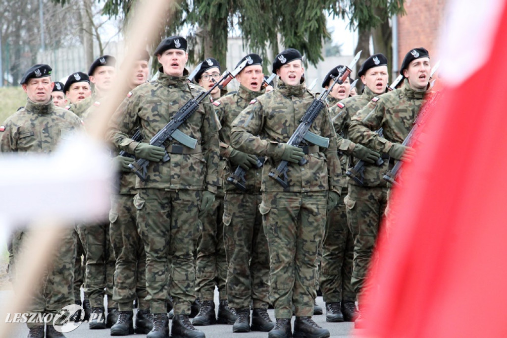 Przysięga wojskowa w Lesznie, marzec 2026