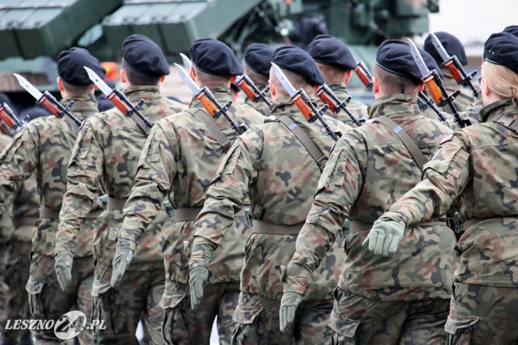 Przysięga wojskowa w Lesznie, marzec 2026
