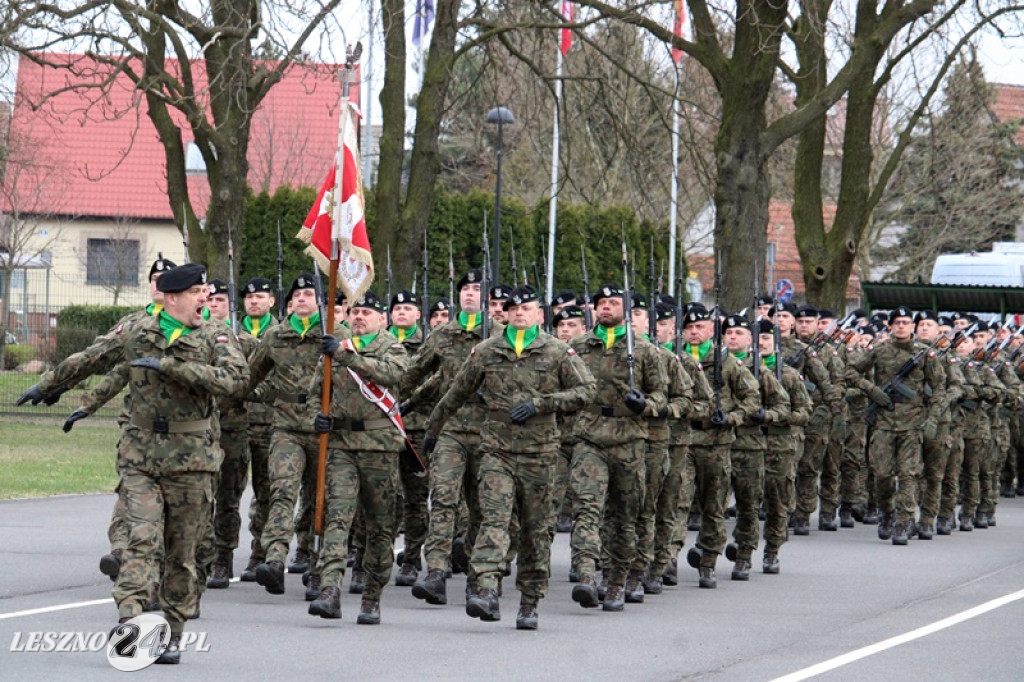 Przysięga wojskowa w Lesznie, marzec 2026