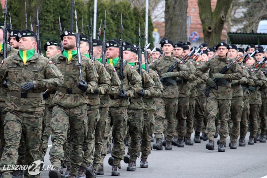 Przysięga wojskowa w Lesznie, marzec 2026