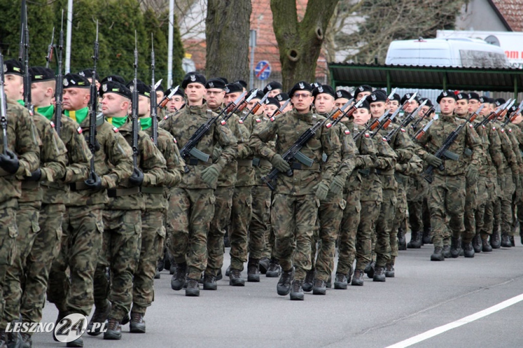 Przysięga wojskowa w Lesznie, marzec 2026